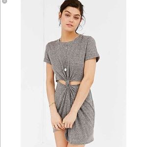 Honey punch grey knot dress